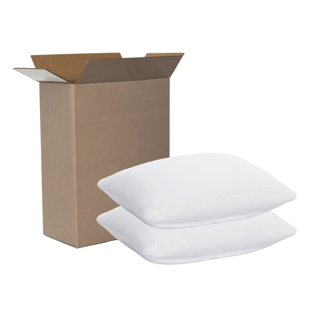 Allergy Relief Bed Pillows, Standard/Queen - Firm Support, Back and Side Sleeper (2 Count) - Image 2