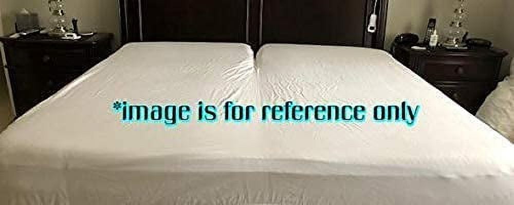 Top Split King 100% Egyptian Cotton 1000 Thread Count, Adjustable Beds -Top Split King Sheets Sets (4 Pcs) Split Down... - Image 6