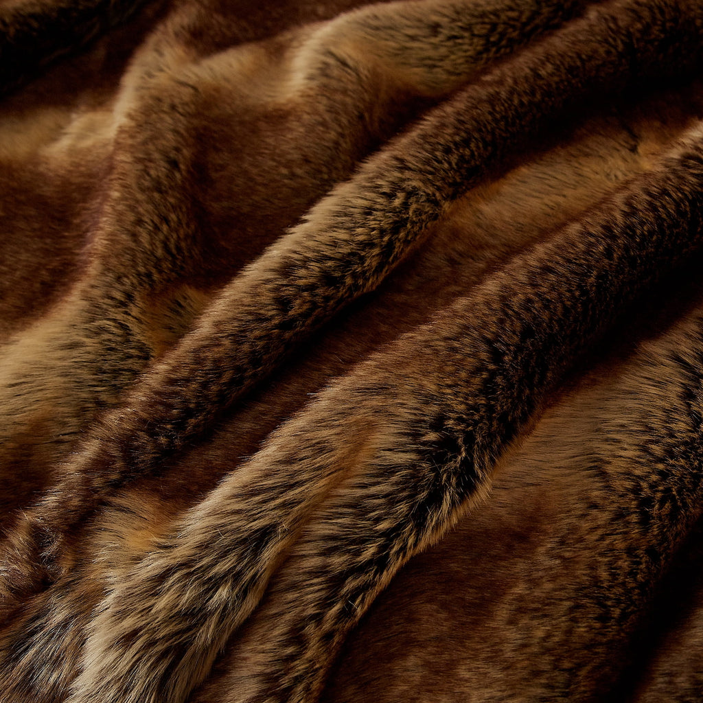 Luxury Faux Fur Throw Blanket for Bed Super Thick Warm Long Fluff Fuzzy Blankets for Bedroom Living Room, 60" x 80", ... - Image 5