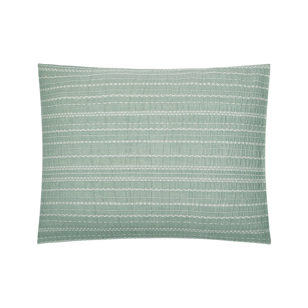 Crafted Woven 3-Piece Comforter Set, Green River, Full Queen, All Ages - Image 6