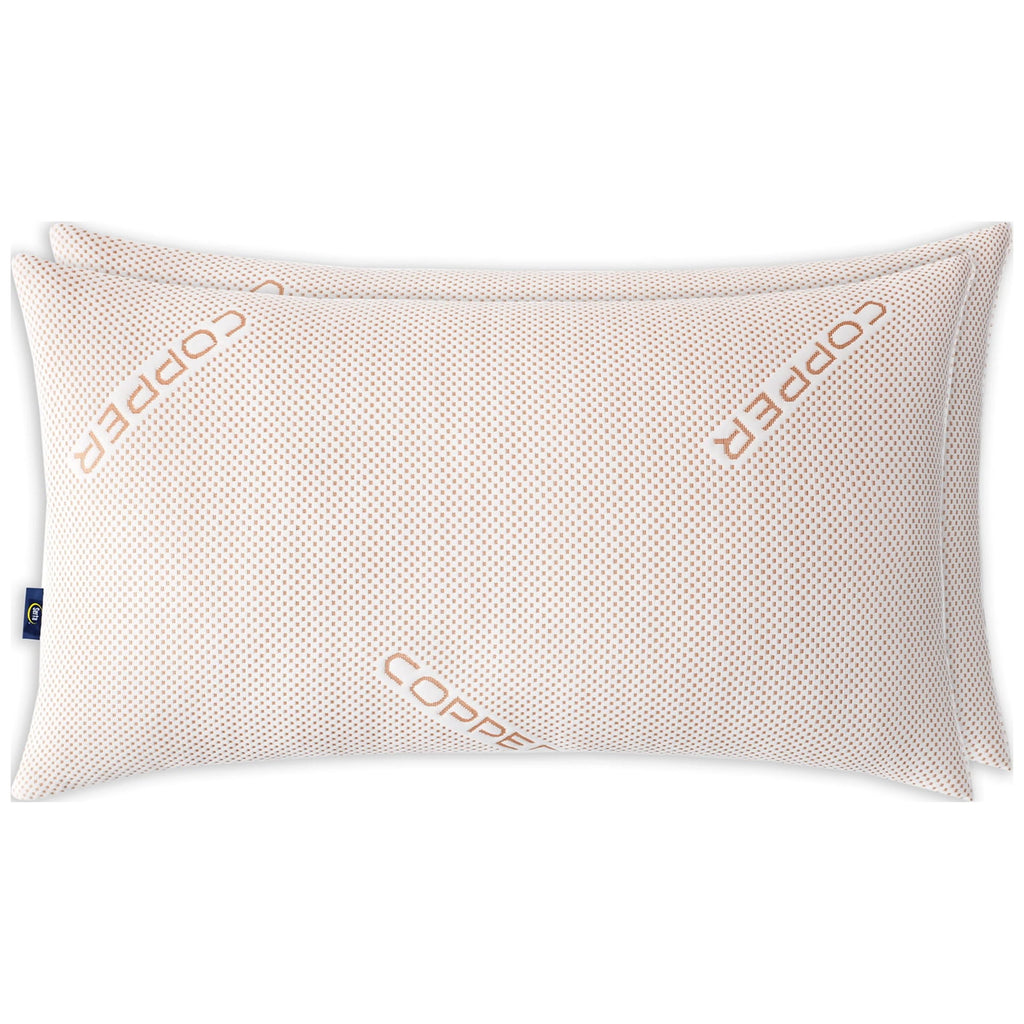 pedic Copperloft King Bed Pillow, 2 Pack, Hypoallergenic - Image 5