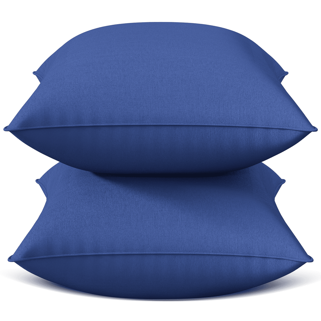 Throw Pillow Inserts Set of 2, Indoor Decorative 18x18 inches Square Pillows for Couch, Sofa, Bed, Supportive Cushion and Sham with Premium