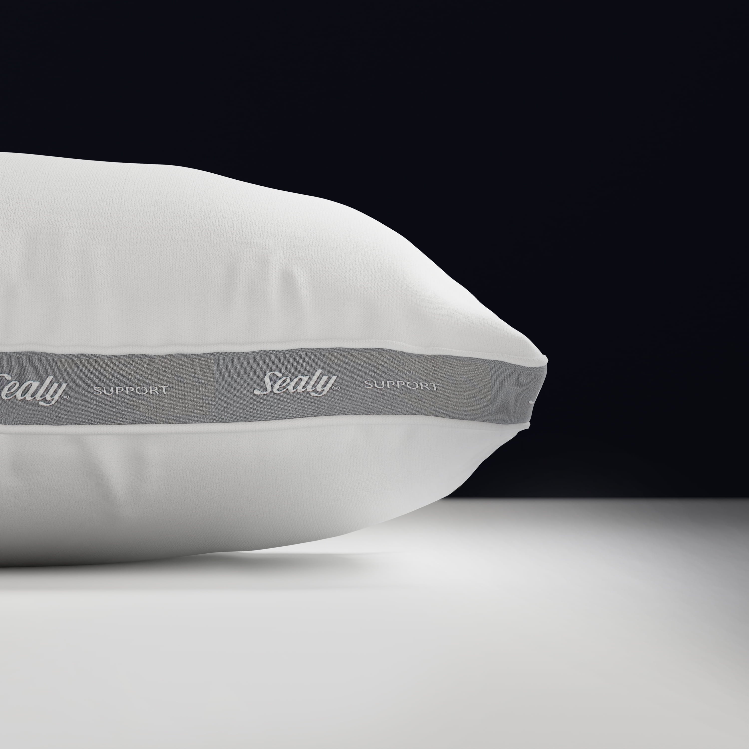 Sealy Extra Firm Support Foam Core Pillow 2pk, King - Image 3