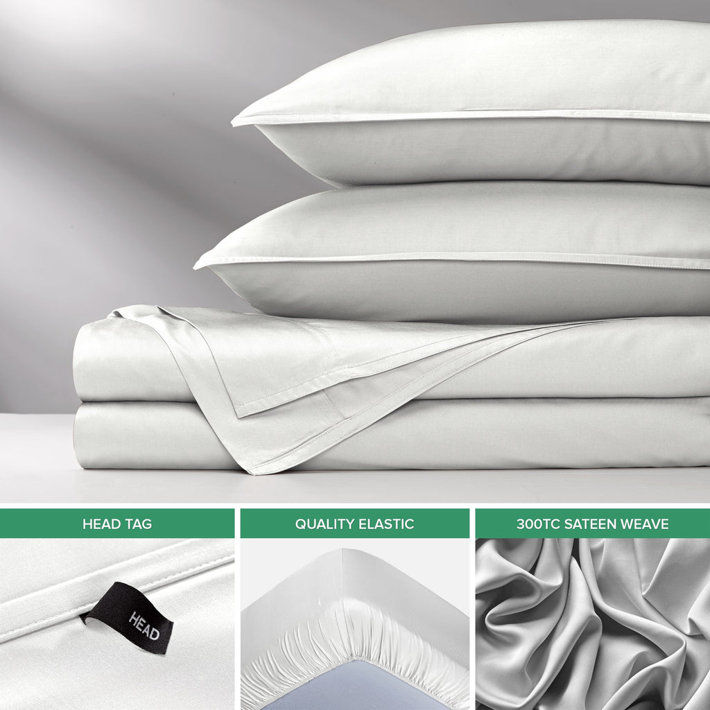PURE BAMBOO Sheets King Size Bed Sheet 4 Piece Set, Genuine 100% Organic Bamboo Viscose, Luxuriously Soft & Cooling, Double Stitching, 16" D - Image 5