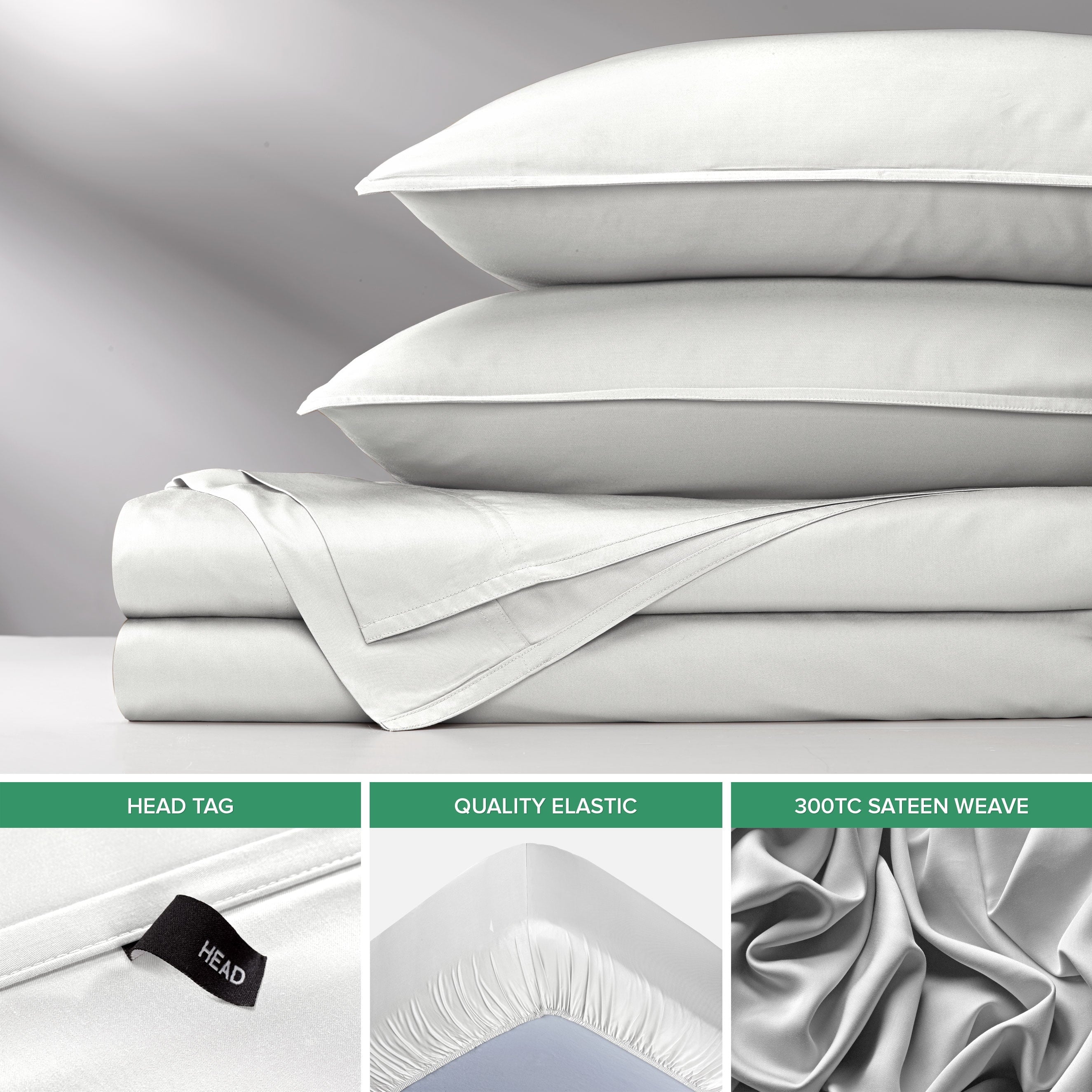 PURE BAMBOO Sheets King Size Bed Sheet 4 Piece Set, Genuine 100% Organic Bamboo Viscose, Luxuriously Soft & Cooling, Double Stitching, 16" D - Image 5