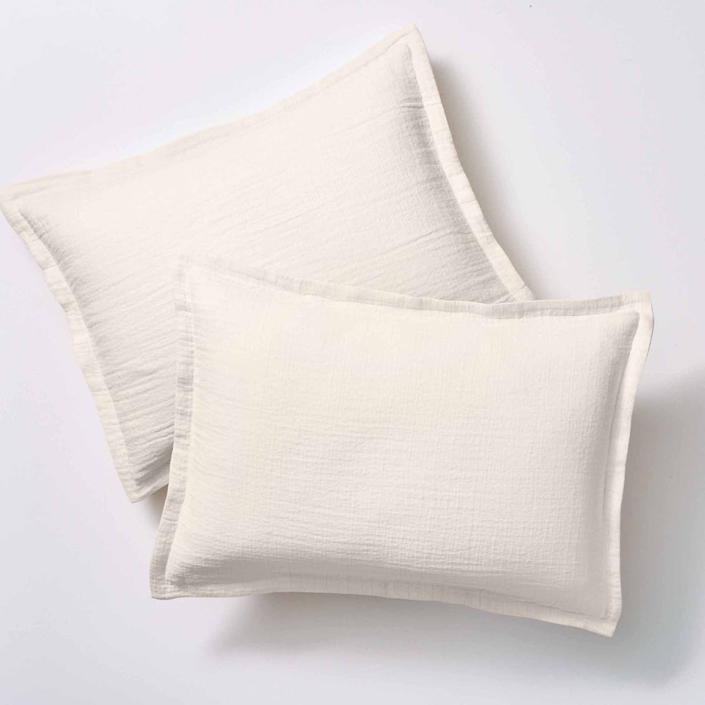 3-Piece Cream Gauze Comforter Set, Adult Full/Queen - Image 5