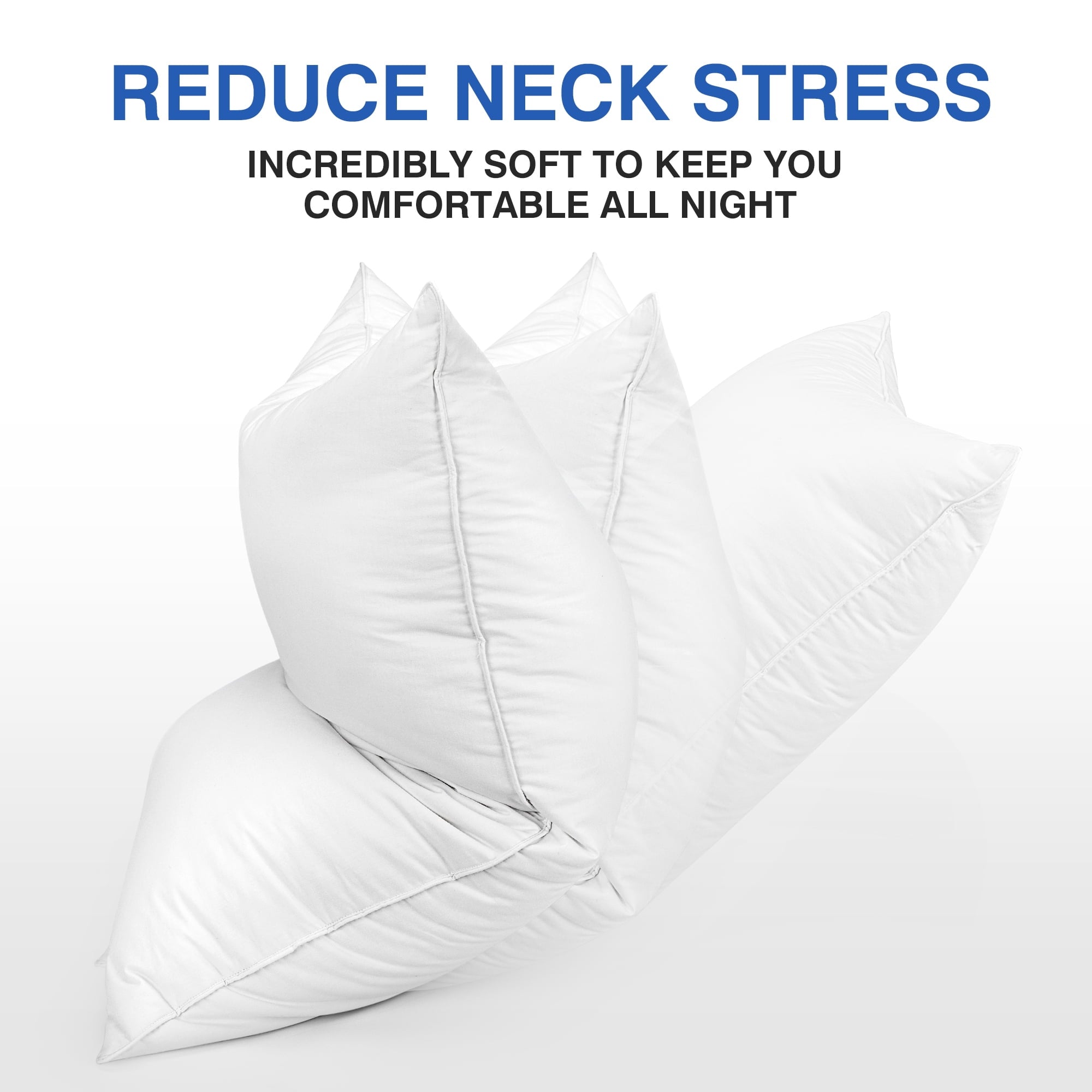 Pillows and Bed Pillows Queen Size for Sleeping,With 2 Set of Soft Cotton Cover- Pack of 2 - Image 4