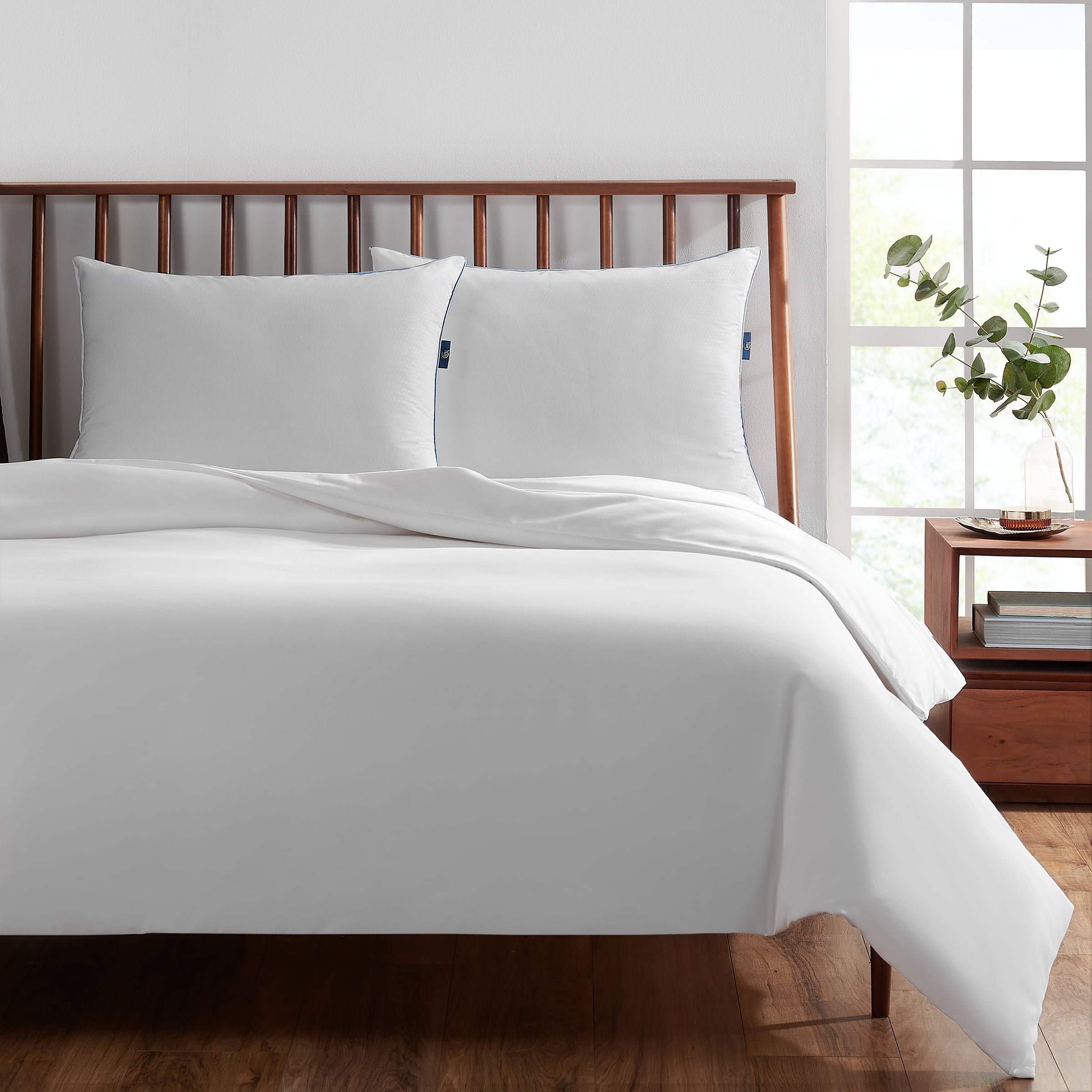 pedic Cool Nites Bed Pillow, Standard/Queen, 2 Pack - Image 2