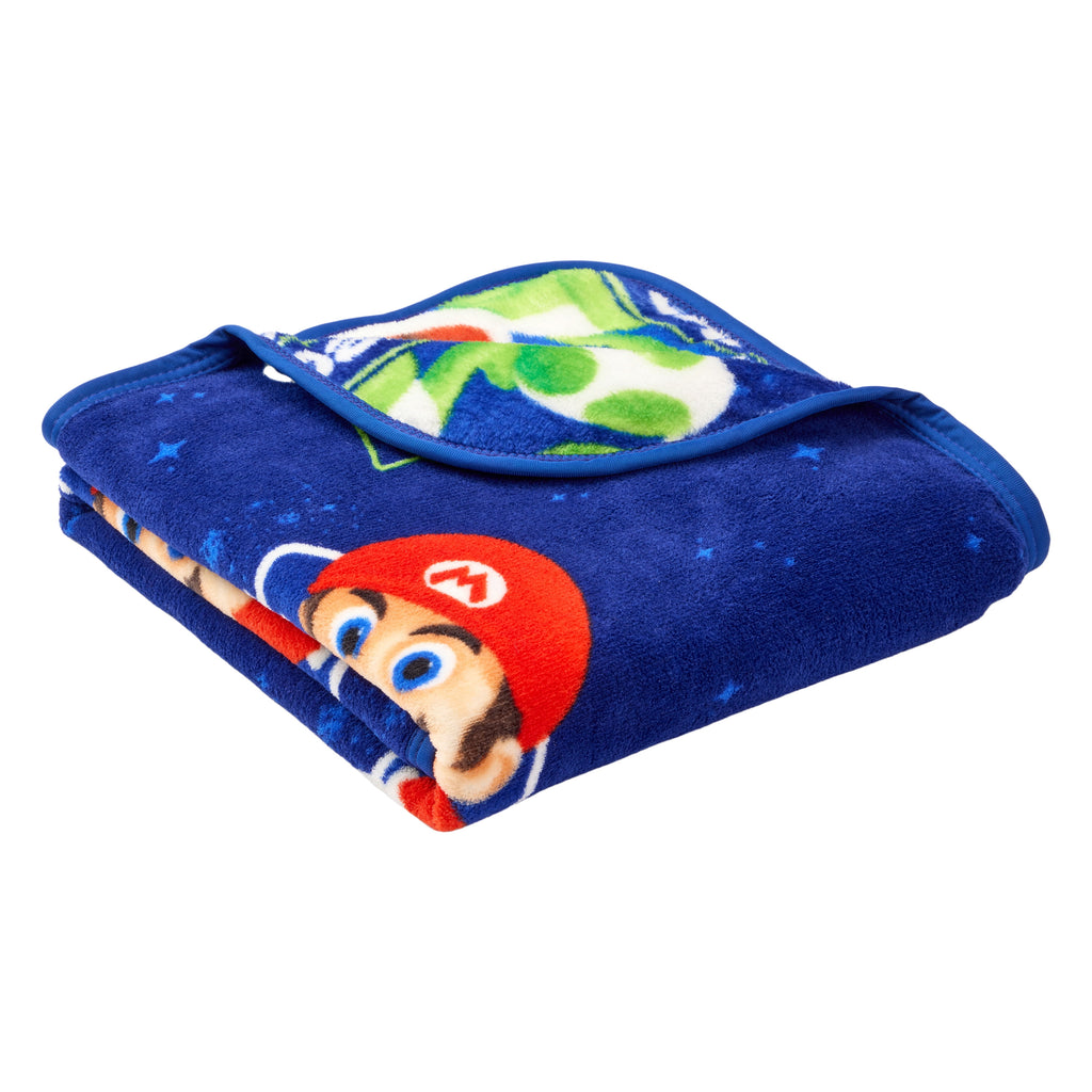 Galaxy Movie Kids Blue Print Fleece Throw Blanket, 46 x 60 - Image 5