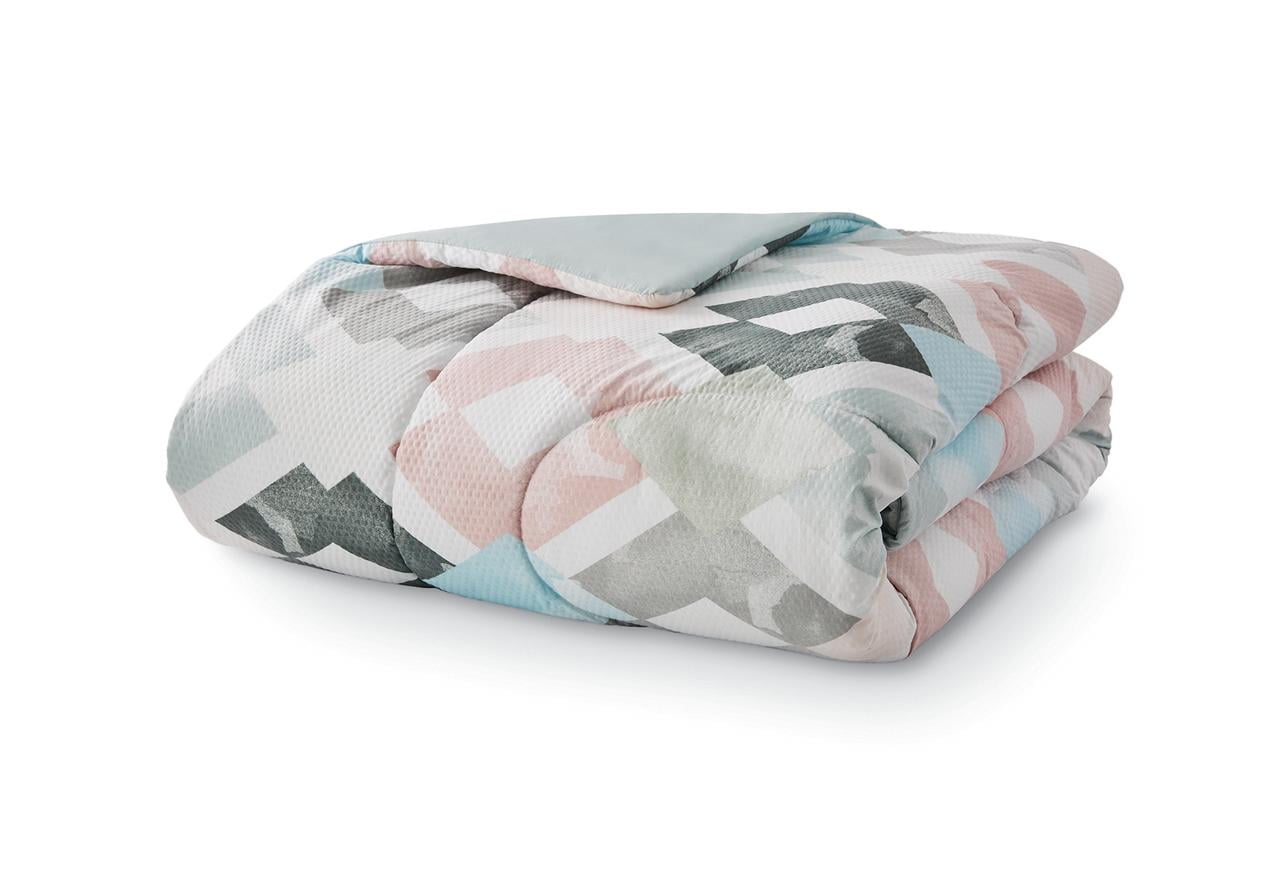 Reversible Marble Diamond 8-Piece Bed in a Bag Bedding Set, Twin/Twin XL - Image 3