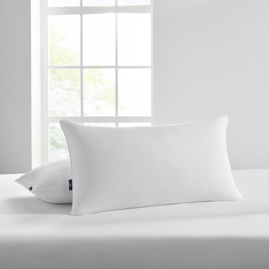 pedic Won't Go Flat Bed Pillow, King, 2 Pack - Image 4
