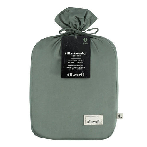 4-Piece & Silky Serenity 100% Bed Sheets Set, Flagstone, Queen - Image 2