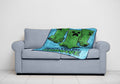 Kids Silk Touch Throw Blanket, 46 x 60, Microfiber, Blue, Mojang - Image 3