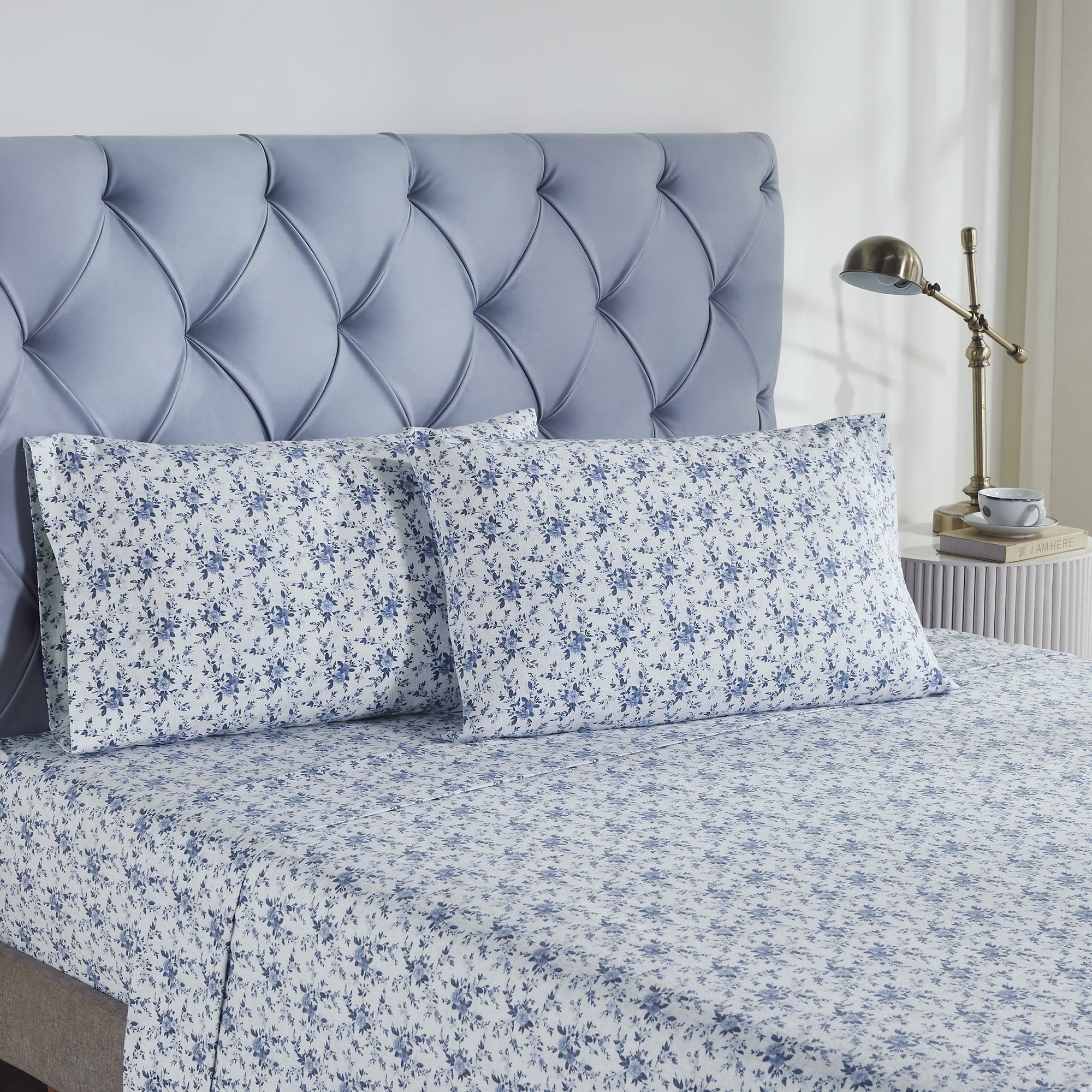 Modern Threads 3-Piece Brittany Printed Cotton Flannel Adult Bed Sheet Set, Twin - Image 2