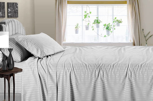 4 Piece 100% Egyptian Cotton Bed Sheets Set - Luxury Soft & Sheets - Deep Pocket of 16" Inch - Hotel Style Silky Bedd... - Image 2