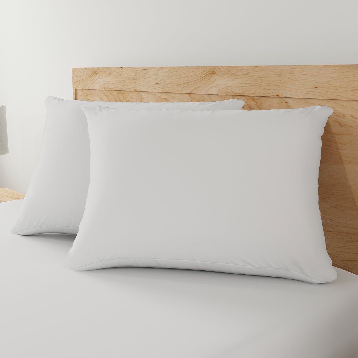 Allergy Relief Bed Pillows, Standard/Queen - Firm Support, Back and Side Sleeper (2 Count) - Image 4