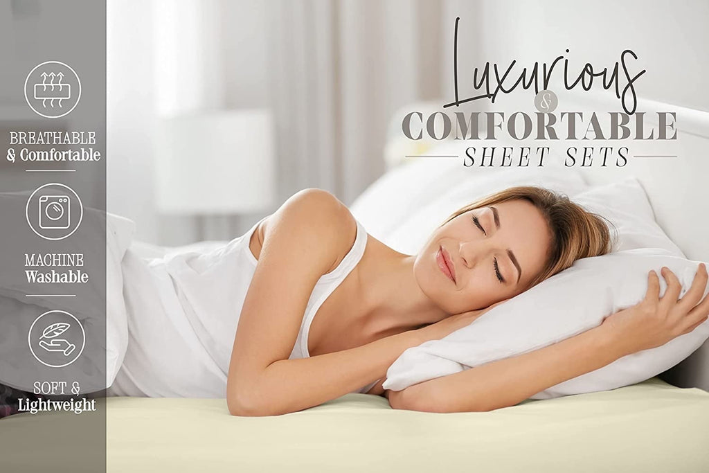 Super Soft 1500 Premier Hotel Collection Sheet set, Queen, Gold - Image 2