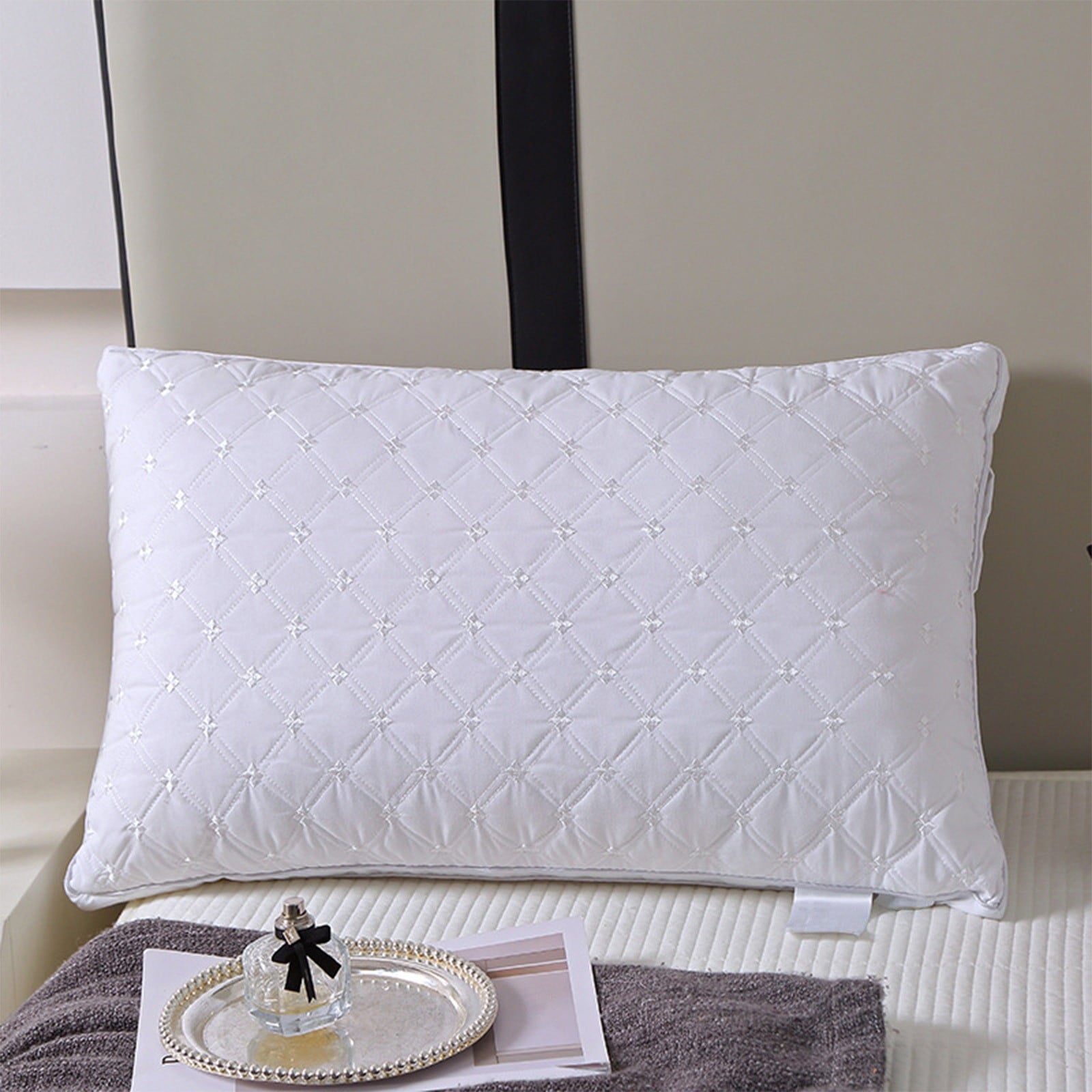 JOGZMZ Hotel Grade Extra Soft Pillows Queen Size Set of 2 Supportive Bed Pillow for Back Side and Stomach Sleepers, Breathable Neck Supports - Image 4