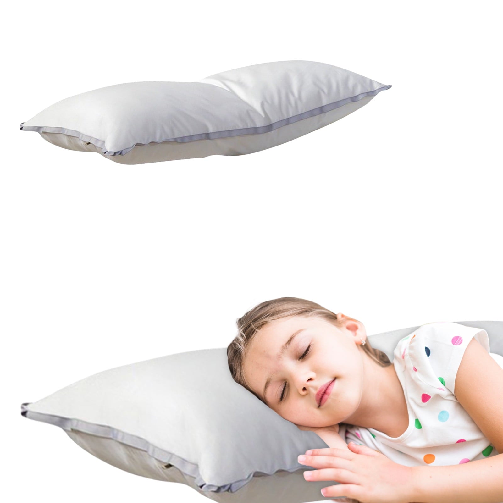 Bed Pillows for Sleeping, Soft and Supportive Bed Pillow Hotel Collection Pillow, Comfortable Pillow for Side and Back Sleepers, 11.8x19.7 I - Image 3