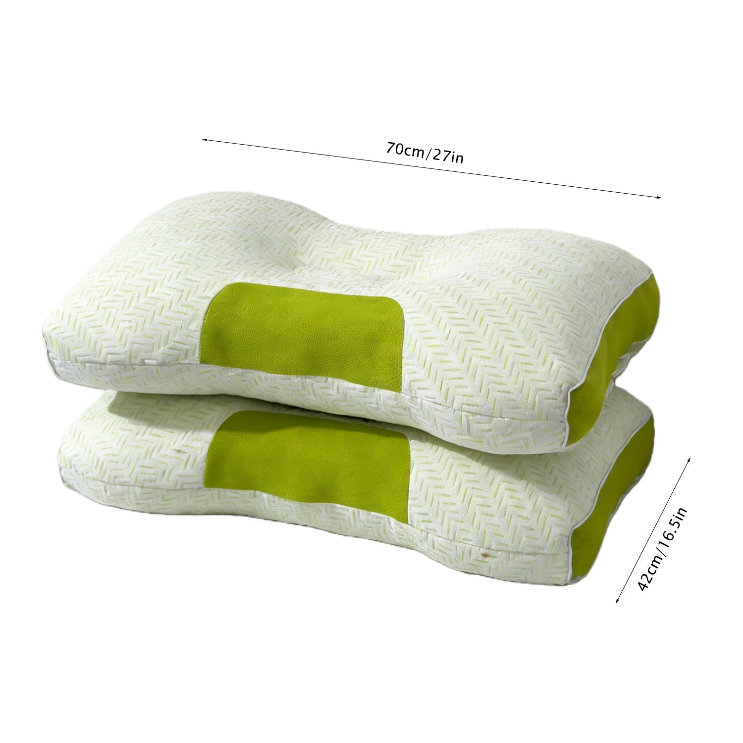 2-Pack Bamboo Fiber Bed Pillow (29.13" x 18.9") - A-Class Safe and Cooling - Image 6