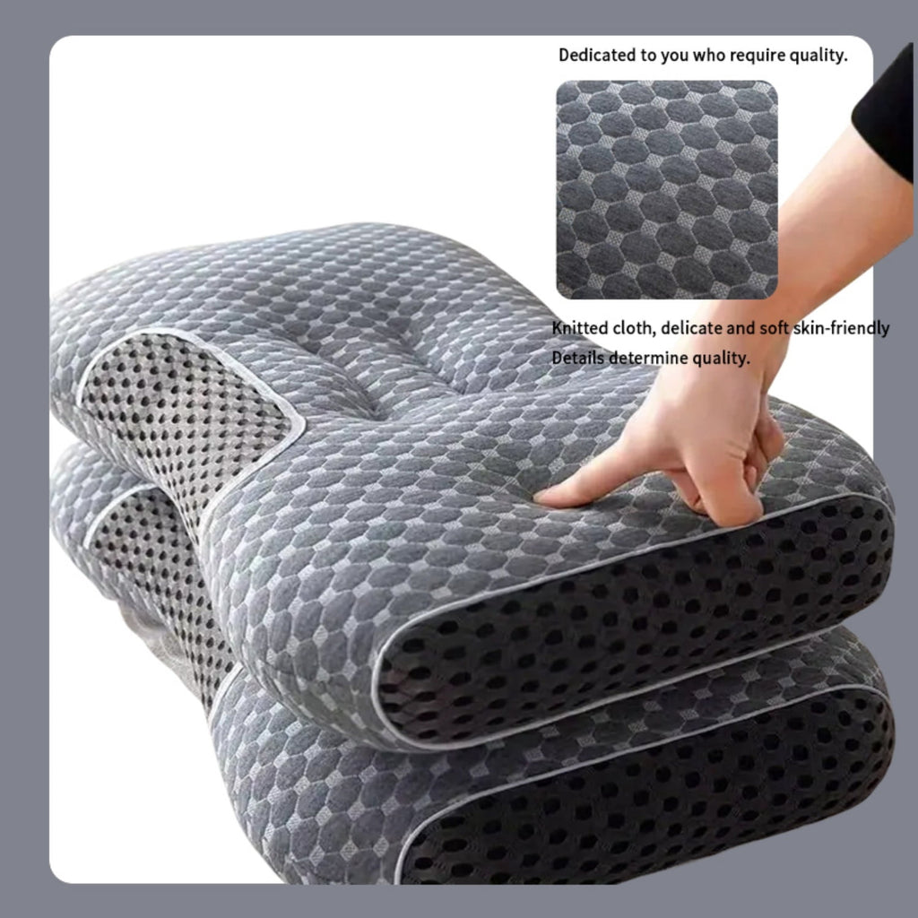 2-Piece Set - 24"x15" Gray Bed for Back, Side, Stomach Sleepers - Image 5