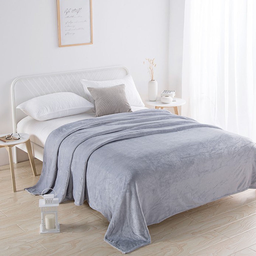 Under $5 Flannel Blanket 27.56X39.37 Inches Blanket Soft Cozy Throw Blanket for Couch, Bed, Household Blanket for All... - Image 5