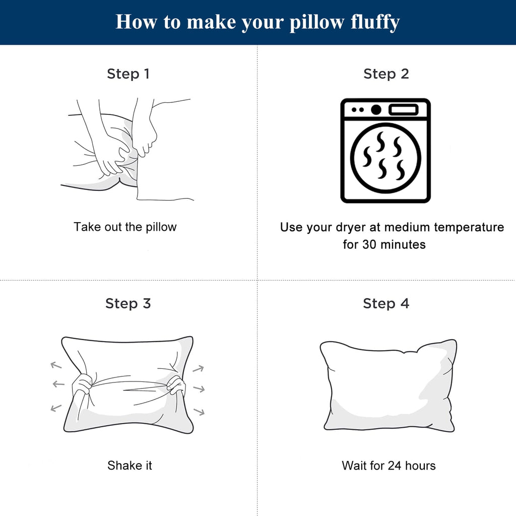 SORMAG Bed Pillows for Sleeping Queen Size 20" x 30" Hypoallergenic Pillow for Side and Back Sleeper Soft Supportive Hotel Collection Pillow - Image 4