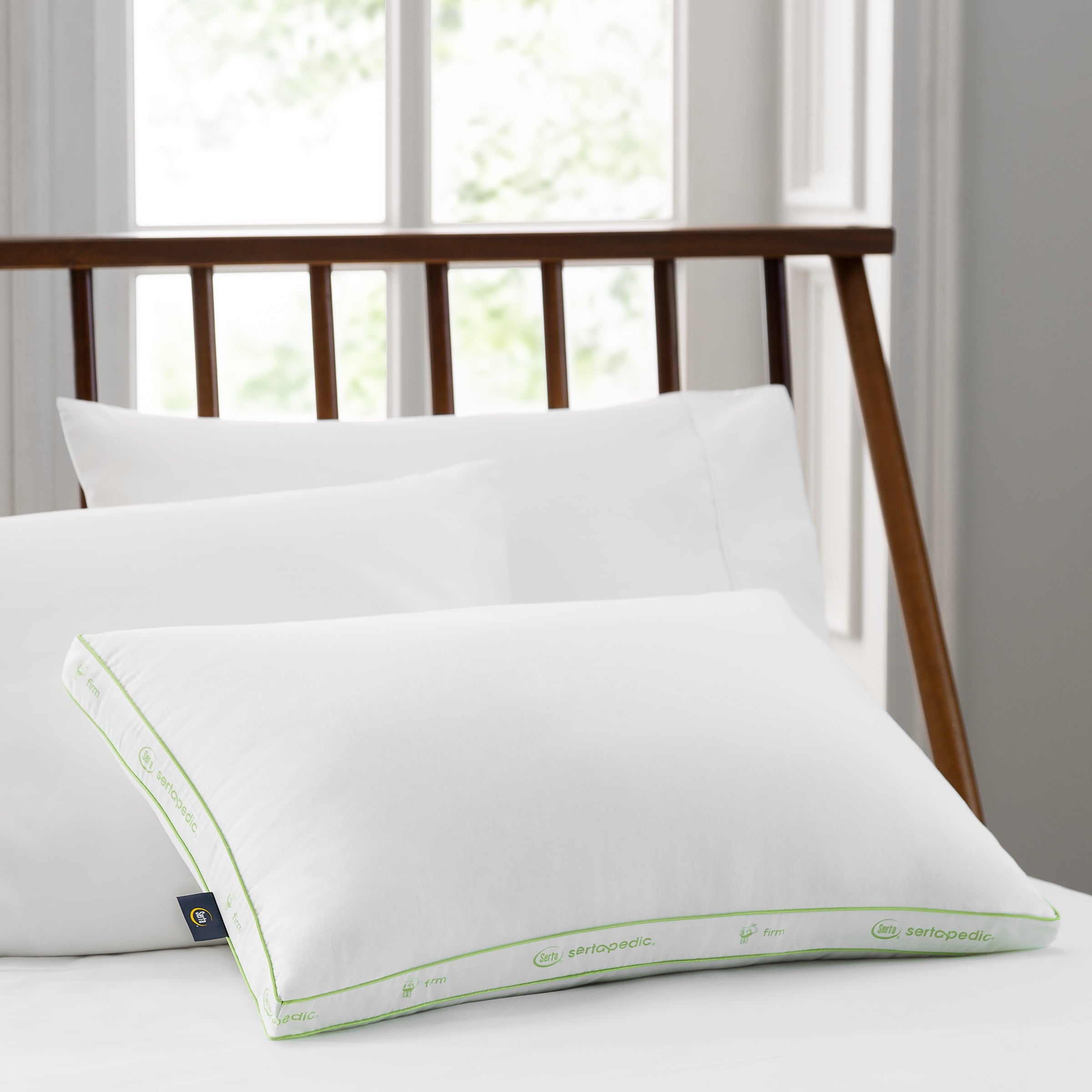 pedic Firm Bed Pillow, Standard/Queen, 2 Pack - Image 4