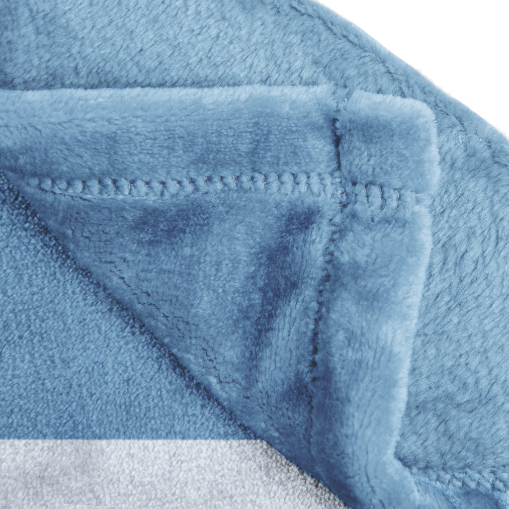 Silk Touch Kids Throw Blanket, 62" x 90", Blue, Polyester - Image 3