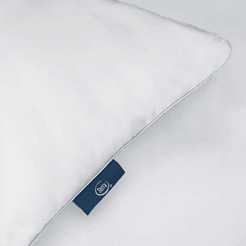 Queen Microfiber Polyester Bed Pillows Hypoallergenic (2 Count) - Image 4