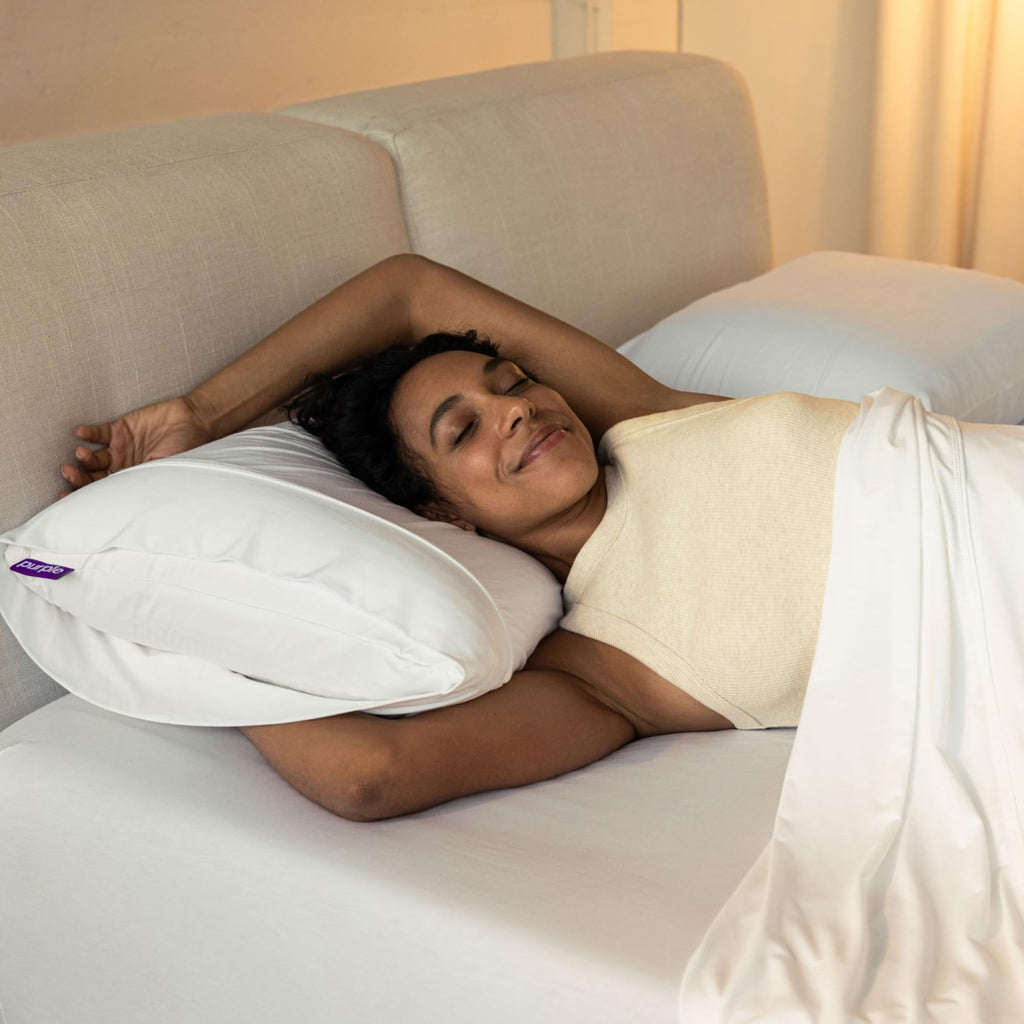 Purple Harmony Pillow Standard, Tall - 360º Purple Grid Hex Technology, Hypoallergenic - Image 4