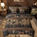 Erosebridal 7 Piece Camo Mallard Duck Comforter Set With Sheets Men Rustic Farmhouse Cabin Bed In A Bag Full,Hunting Woodland Duck Bedding S