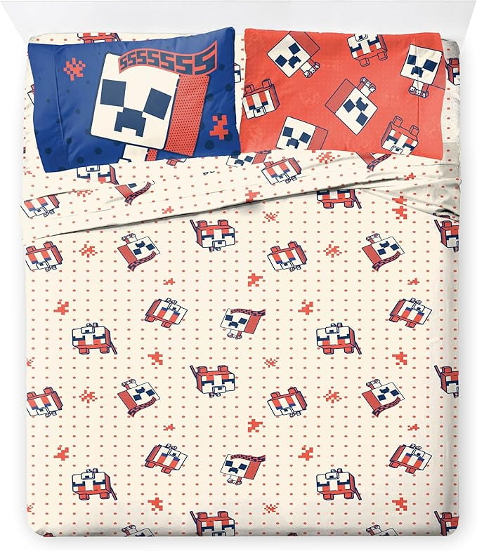 Oishi Market 7 Piece Full Size Comforter Set with Shams - Kids & Teens Gaming Bedding - Image 4