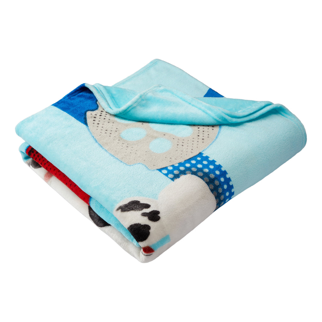 PAW Patrol Kids Blue Print Fleece Bed Blanket, Twin/Full - Image 2