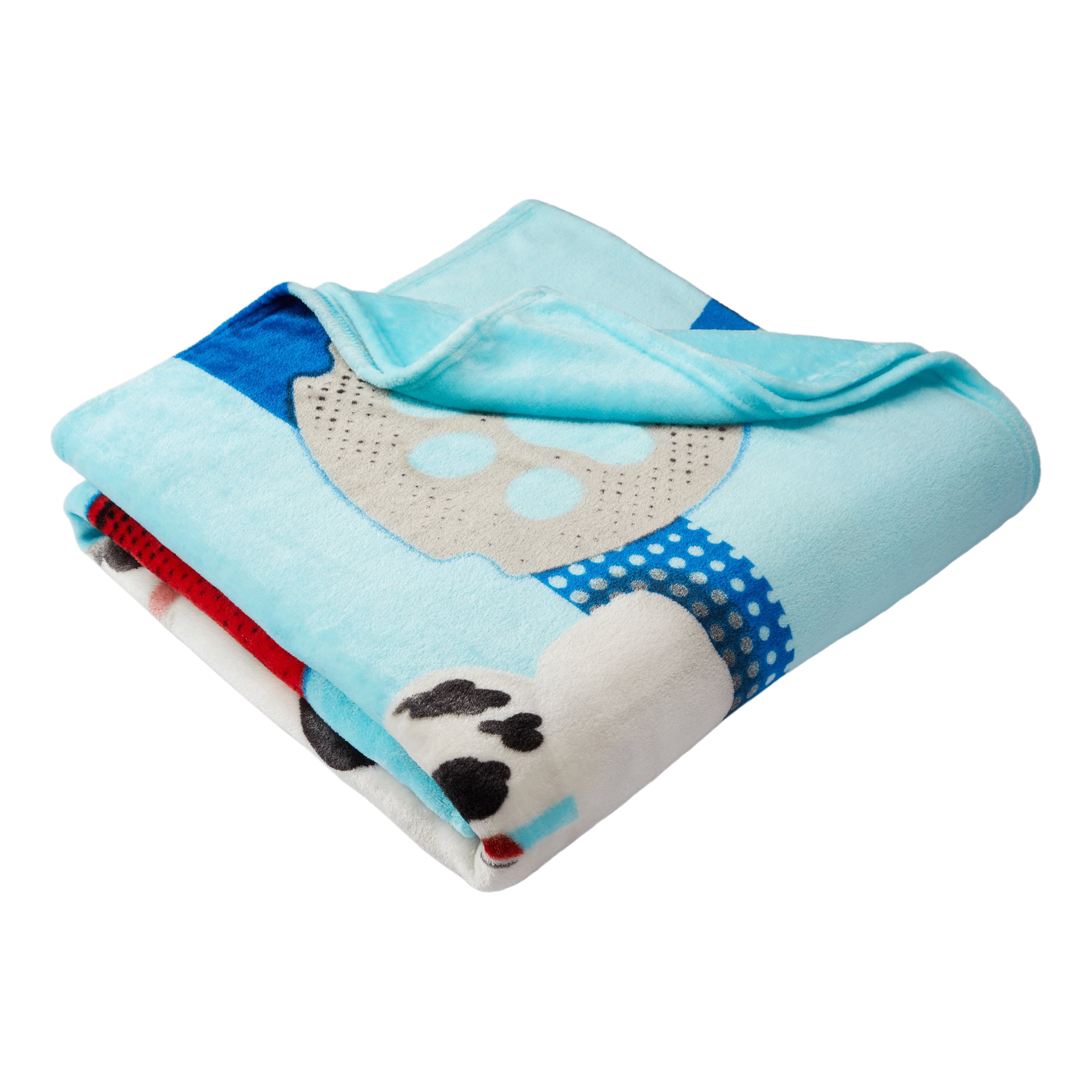 PAW Patrol Kids Blue Print Fleece Bed Blanket, Twin/Full - Image 2