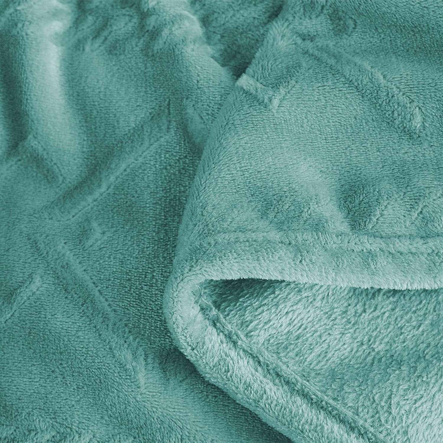 Queen Size Soft Bed Blanket, Warm Fuzzy Luxury Bed Blankets, Decorative Geometry Pattern Plush Throw Blanket for Bed,... - Image 5