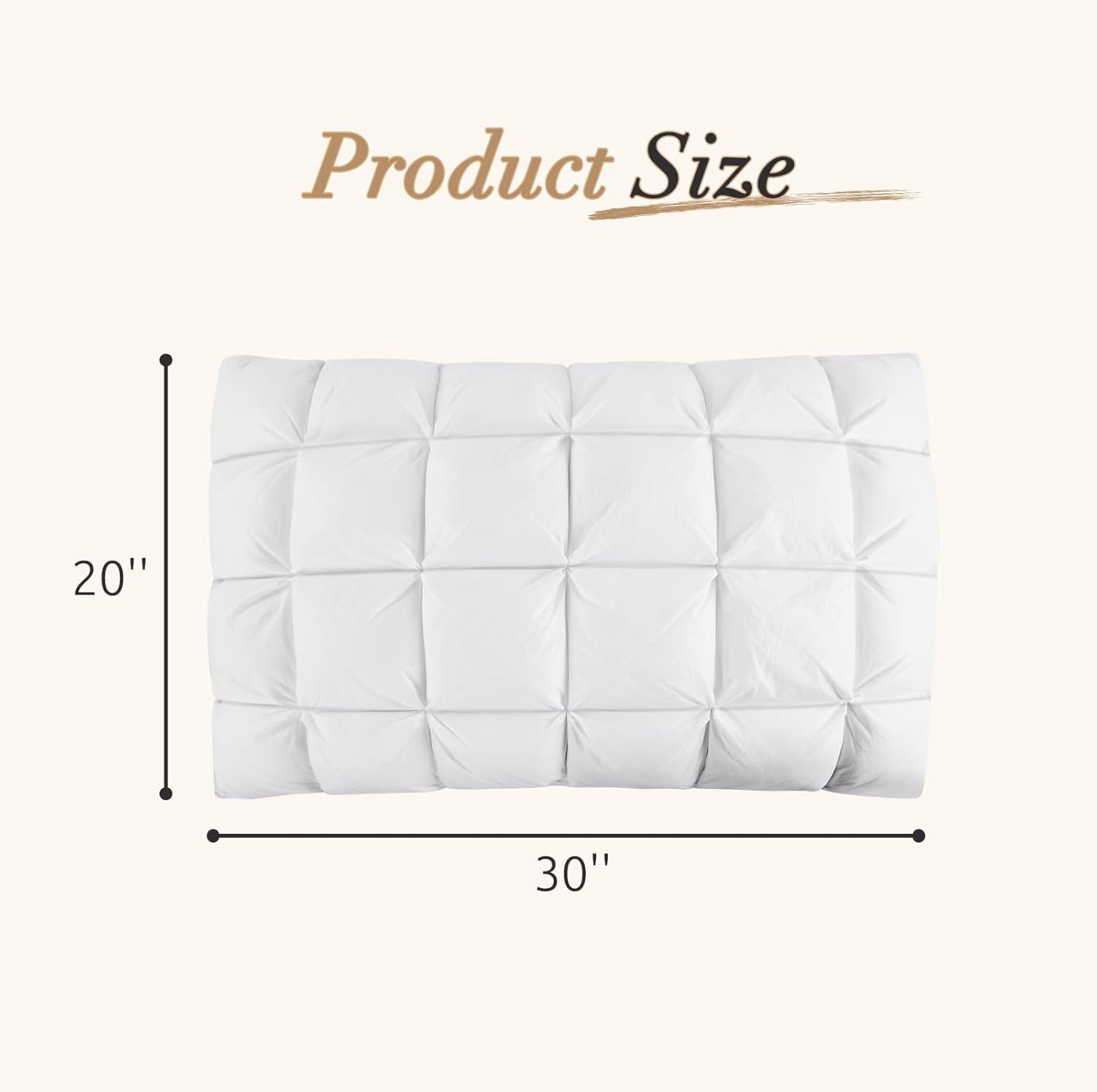 Hotel Cervical Pillow for Sleeping – Ergonomic Contour Neck Support Bed Pillow, Fluffy and Supportive for Side, Back ... - Image 6