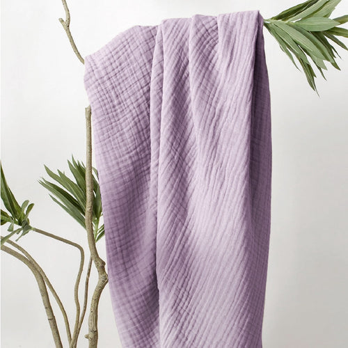 100% Cotton Muslin Blanket Large 50" x 70", 6 Layers Lightweight and Breathable Throw Blankets for Couch, Soft Coolin... - Image 2