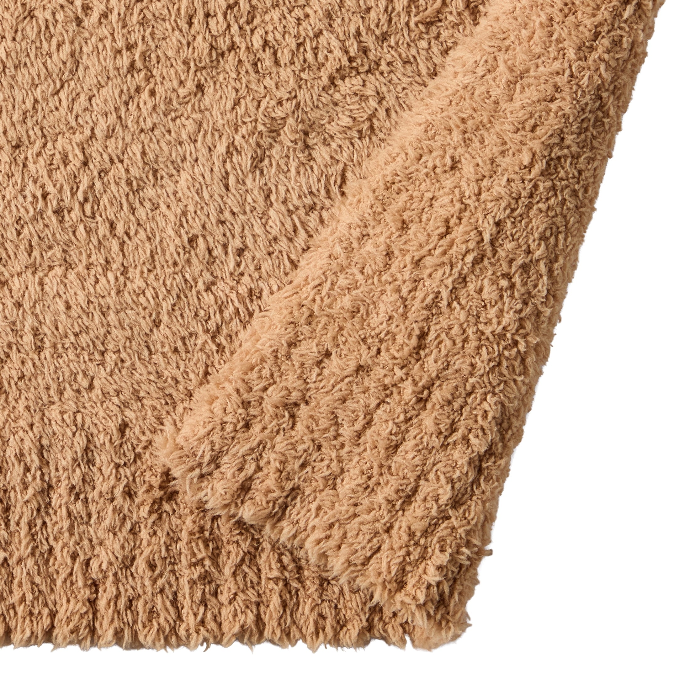Better Homes & Gardens Cozy Knit Throw, Dark Caramel, 50x72" - Image 3
