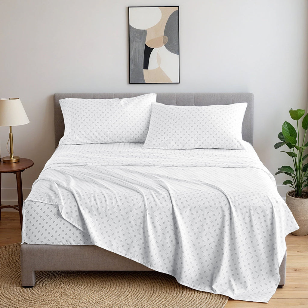 Queen Size Comforter Set, 7-Piece Reversible Bed in a Bag with Sheets, Navy - Image 5
