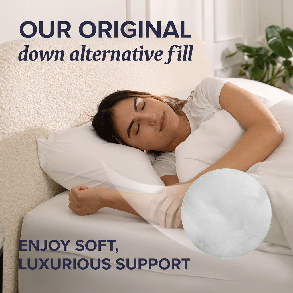 Beckham Hotel Collection Customizable Down Alternative Queen Pillow 1 Pack, Adult - Image 4