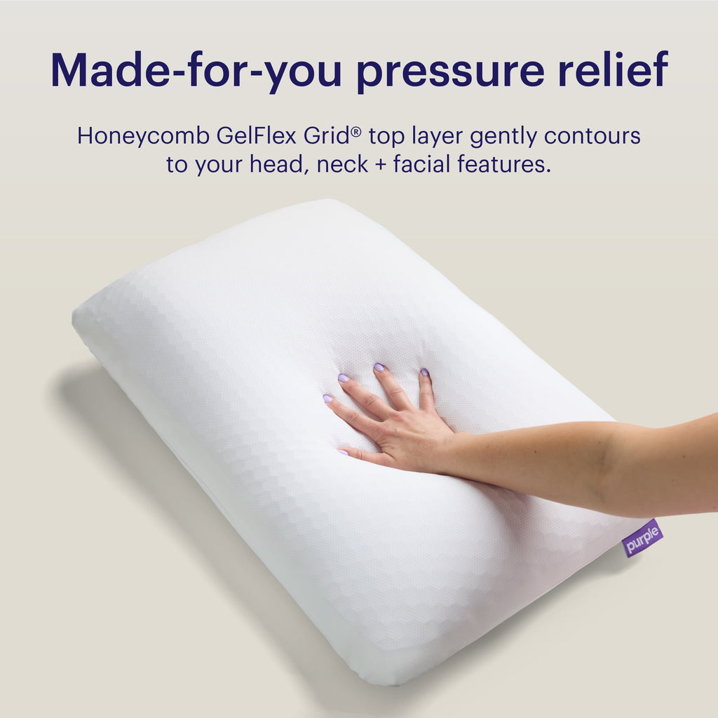GridCloud Pillow, Honeycomb Gelflex Top Layer, Hypoallergenic, Down - Alternative - Image 4