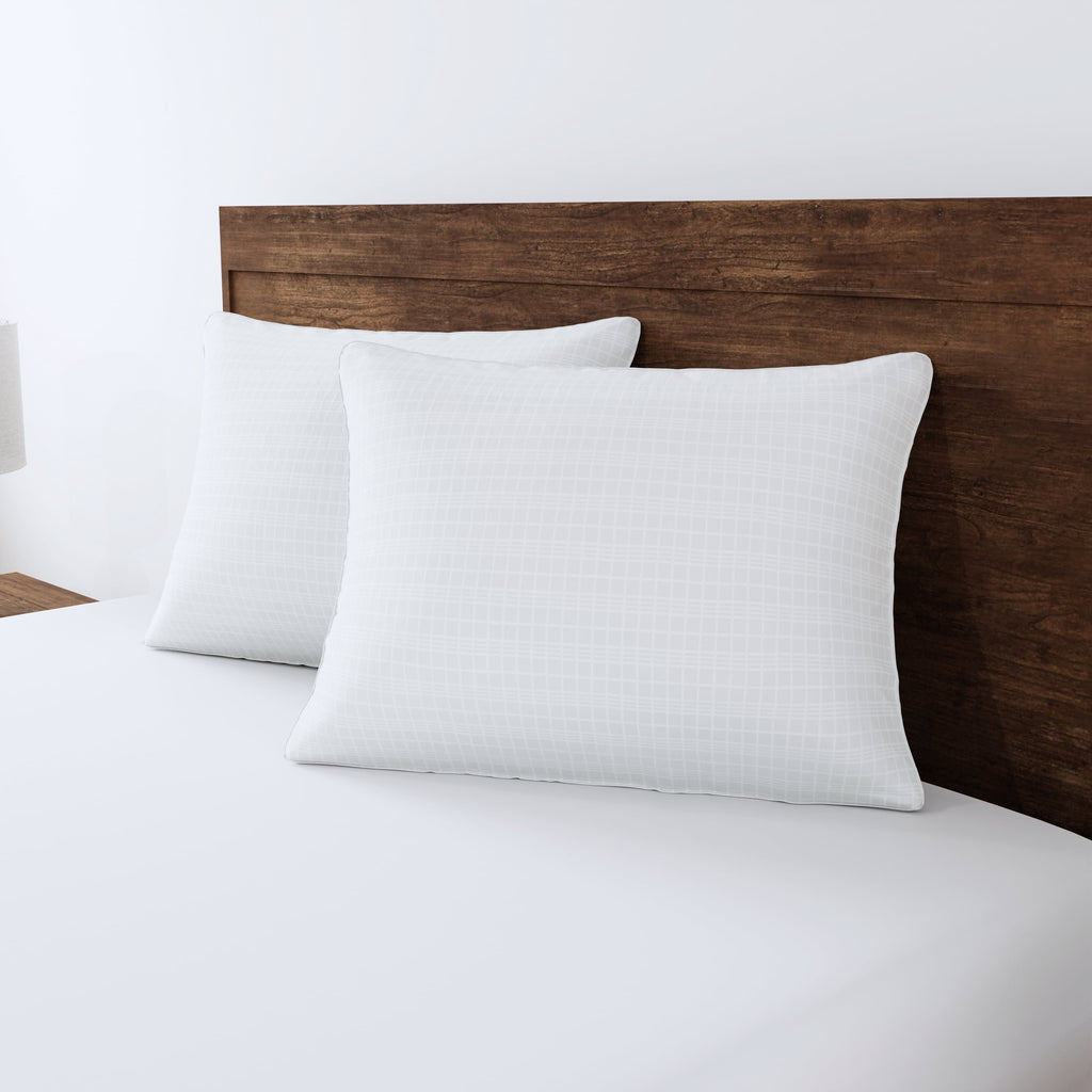 Comfort Complete Bed Pillow, Standard/Queen, White- All Positions Antimicrobial - Image 4