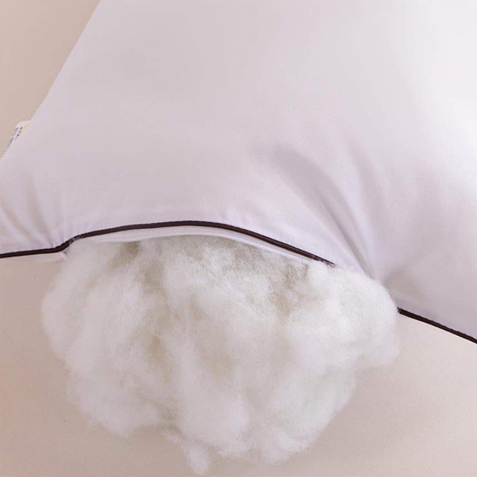 Long Pillows For Bed King Clearance! 100*48cm White Gentle Support Soybean Pillow, Comfortable Breathable Bed Pillows... - Image 5