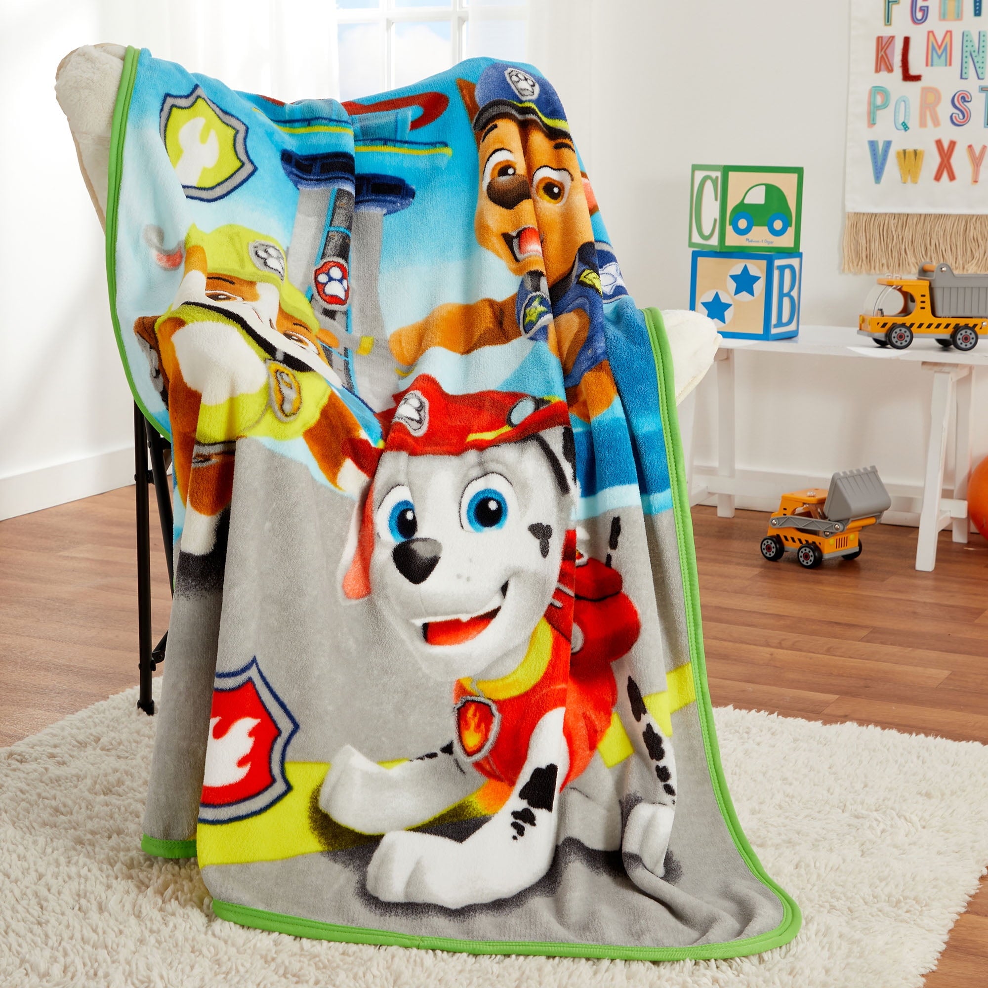 PAW Patrol Kids Coral Fleece Throw, 46 x60 - Image 3