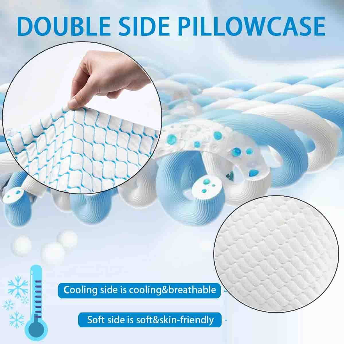 Pillows for Sleeping (2-Pack), Luxury Hotel Pillows Queen Size Set of 2,Bed Pillows for Side and Back Sleeper (Queen) - Image 3