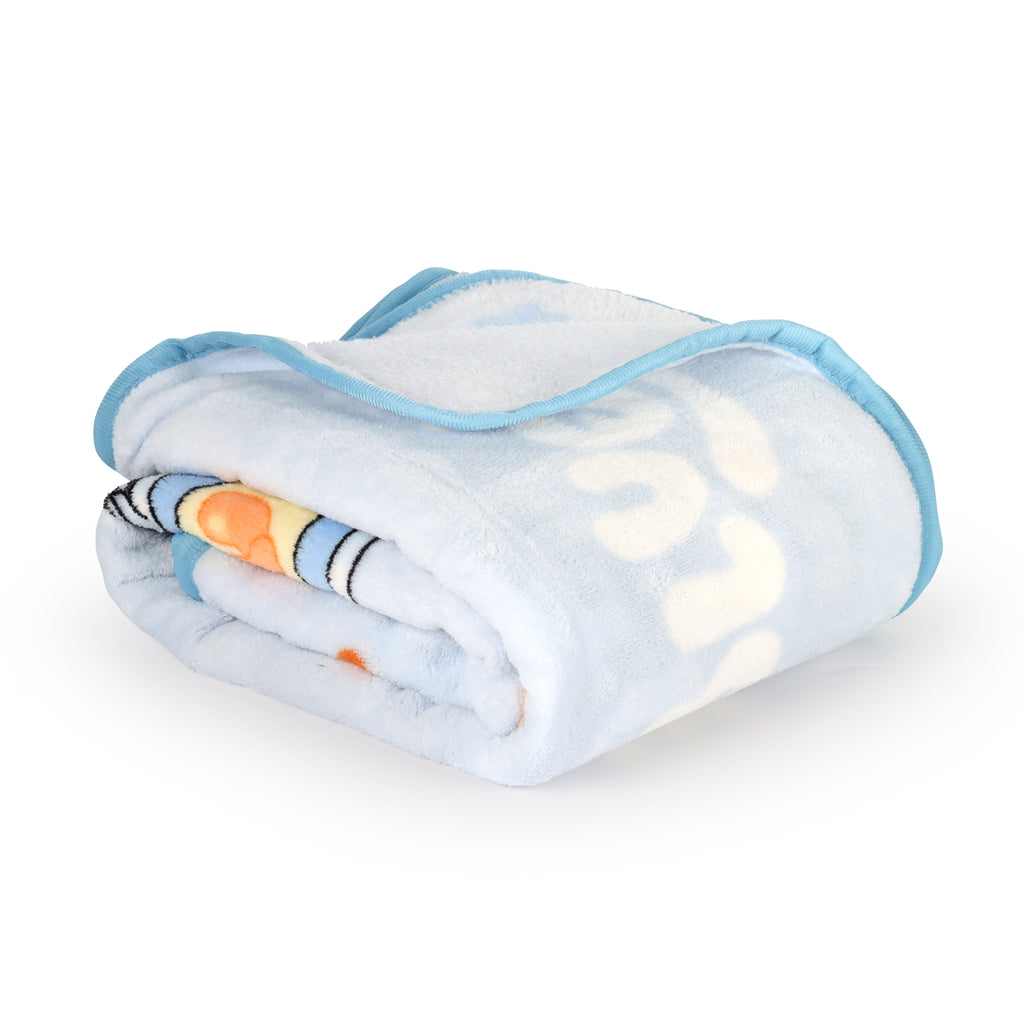 Family Kids Throw Blanket, Soft Coral Fleece, Multicolor, 46" x 60" - Image 4