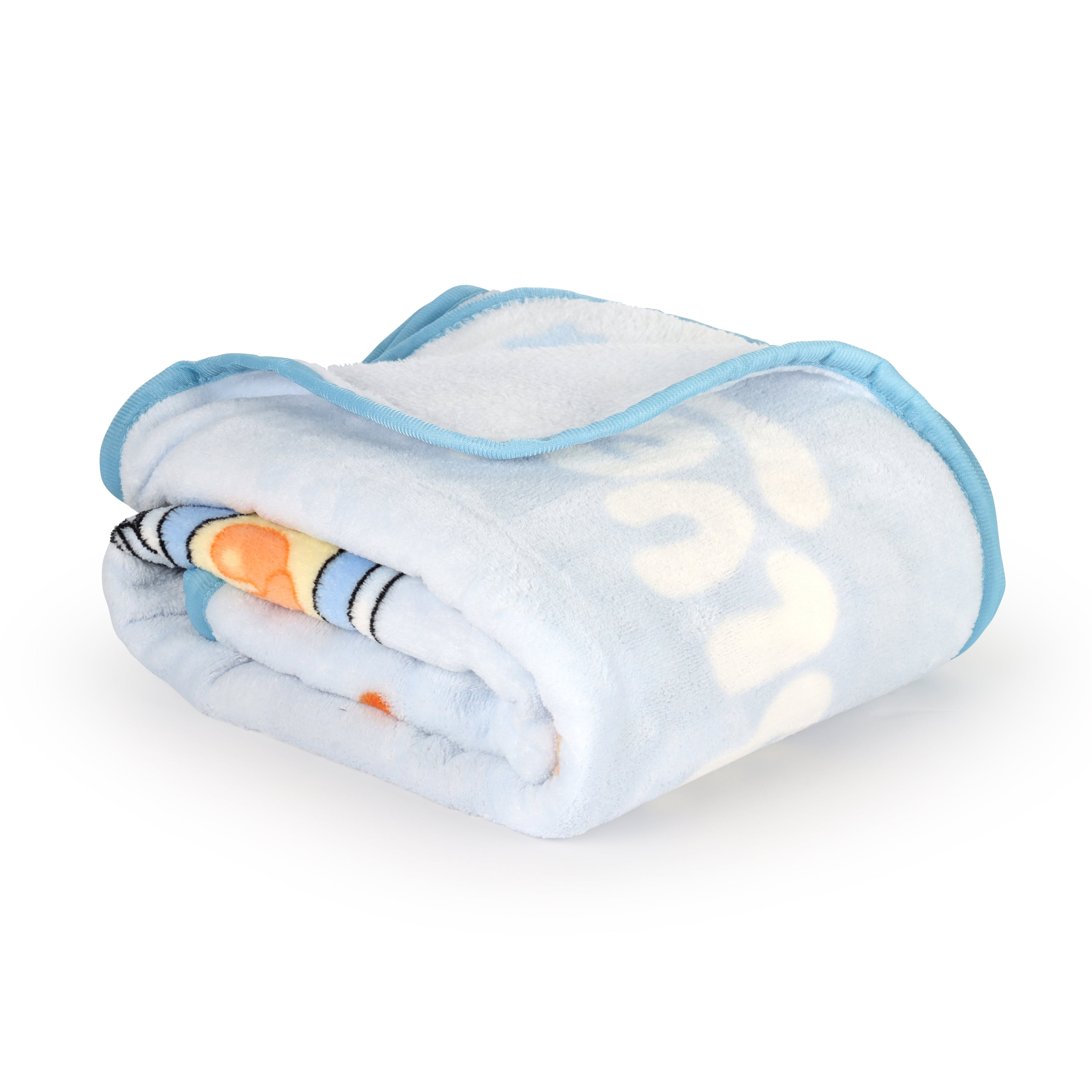 Family Kids Throw Blanket, Soft Coral Fleece, Multicolor, 46" x 60" - Image 4