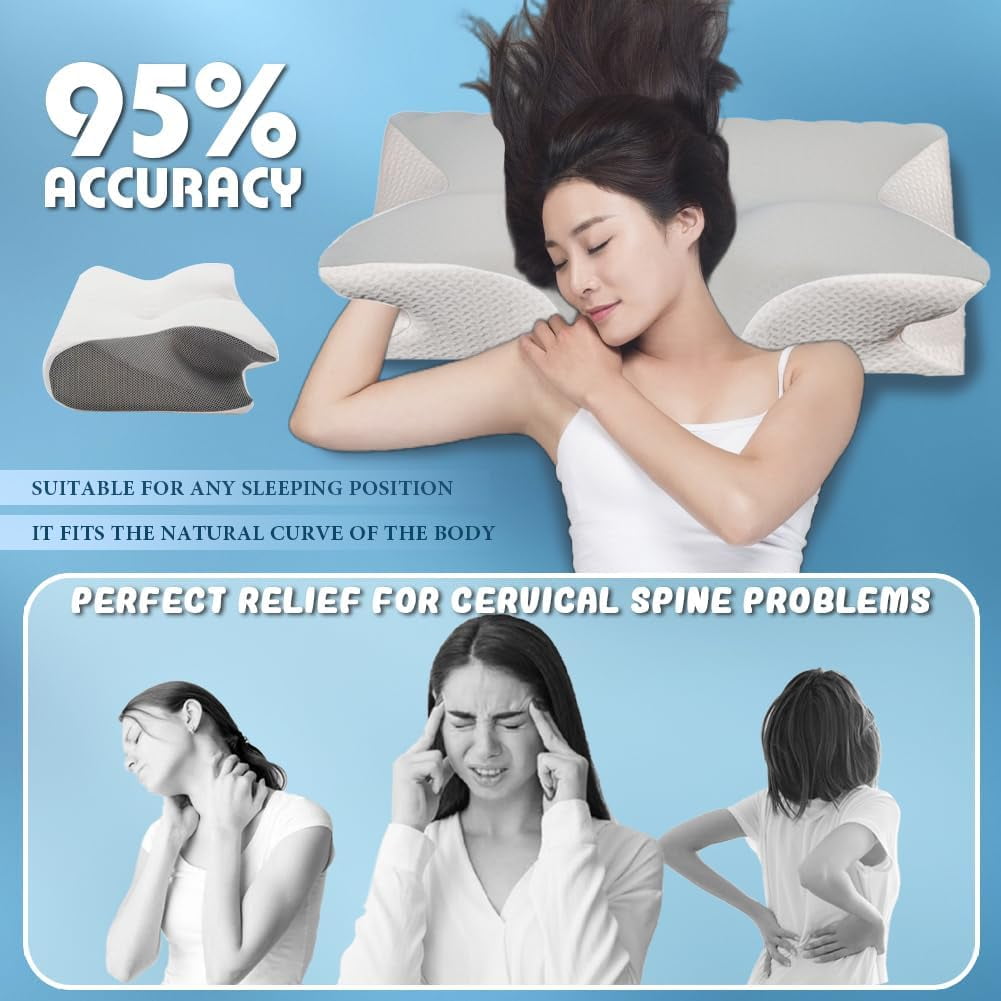 Airway Pro Sleep Apnea Pillow, Airway Pro Cervical Pillow - All-Night Neck Support, Ergonomic Pillows for All Sleeping Positions, for Neck P - Image 2