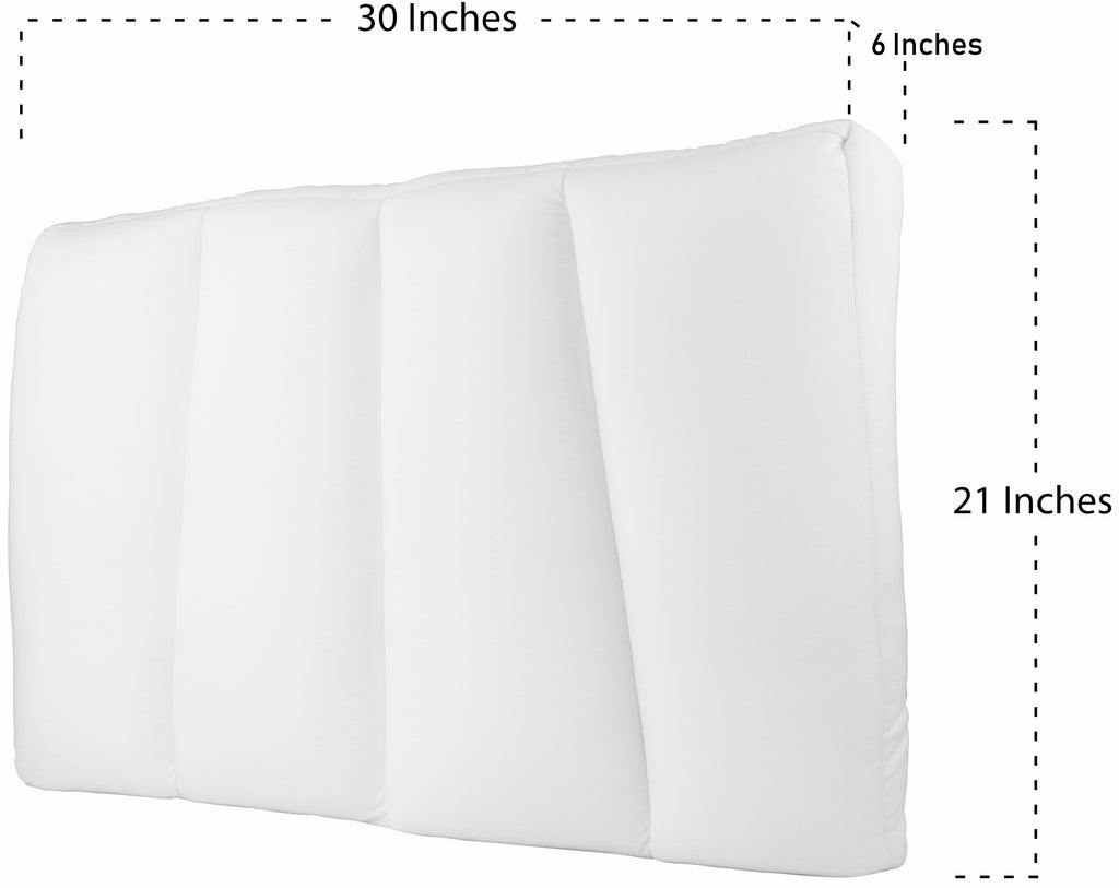 Deluxe Comfort Microbead Cloud Pillow Bed, X-Large, White - Image 3